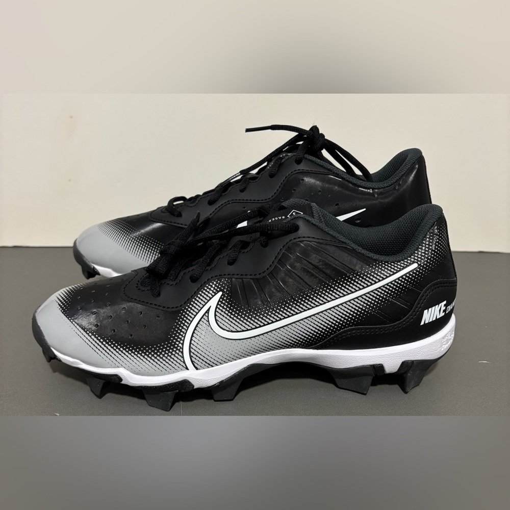 Nike Alpha Huarache 4 Keystone Black White Grey Men's Baseball Cleats sz New - Picture 5 of 6
